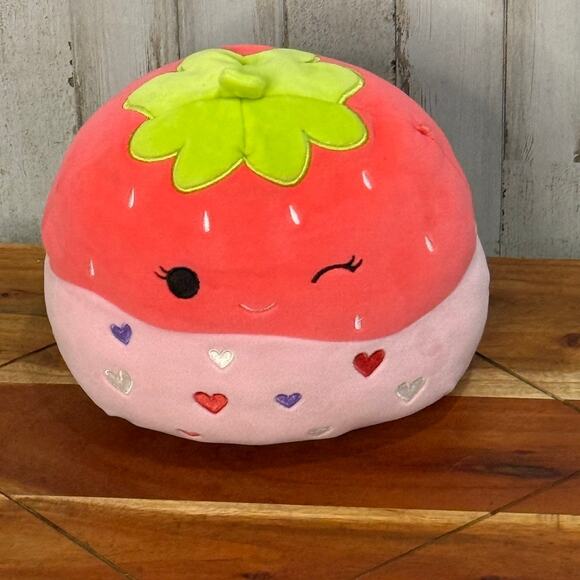 Squishmallow 8" Scarlet the Strawberry Valentine's Day Plush Toy - Picture 1 of 4